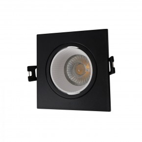 DK3071-BK+WH Встраиваемый светильник, IP 20, 10 Вт, GU5.3, LED, черный/белый, пластик в Белоярском - beloyarskiy.mebel24.online | фото