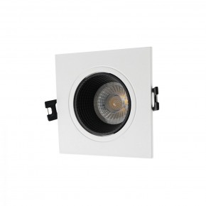 DK3071-WH+BK Встраиваемый светильник, IP 20, 10 Вт, GU5.3, LED, белый/черный, пластик в Белоярском - beloyarskiy.mebel24.online | фото