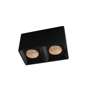 DK3085-BK+BR Светильник накладной IP 20, 10 Вт, GU5.3, LED, черный/бронзовый, пластик в Белоярском - beloyarskiy.mebel24.online | фото 1
