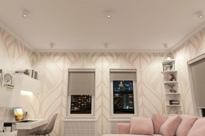 DK3090-WH+CH Светильник накладной IP 20, 10 Вт, GU5.3, LED, белый/хром, пластик в Белоярском - beloyarskiy.mebel24.online | фото 2