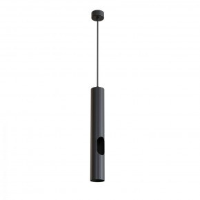 DK4045-BK Подвесной светильник, с декоративным вырезом, IP 20, до 15 Вт, LED, GU10, черный, алюминий в Белоярском - beloyarskiy.mebel24.online | фото 1