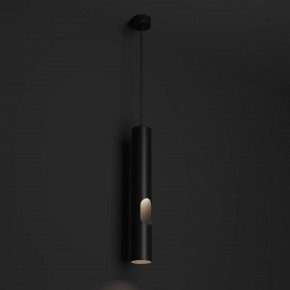 DK4045-BK Подвесной светильник, с декоративным вырезом, IP 20, до 15 Вт, LED, GU10, черный, алюминий в Белоярском - beloyarskiy.mebel24.online | фото 3