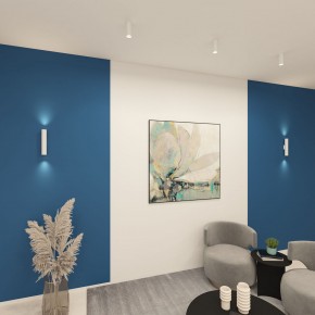 DK5022-WH Настенный светильник, IP20, до 15 Вт, LED, 2xGU10, белый, алюминий в Белоярском - beloyarskiy.mebel24.online | фото 4