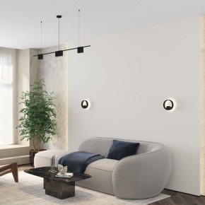 DK5060-BK Бра ORBIT, IP20, 3000К, LED, 10 Вт, черный матовый, алюминий в Белоярском - beloyarskiy.mebel24.online | фото 6