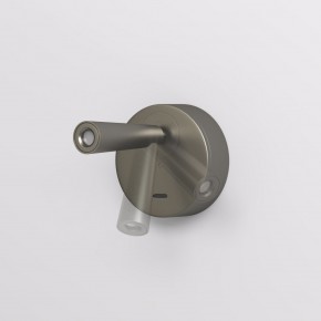 DK5072-DN Бра SHINE WALL со светодиодом, D104*H68, IP20, 3000К, 3W, RA?90, темный никель, алюминий в Белоярском - beloyarskiy.mebel24.online | фото 3
