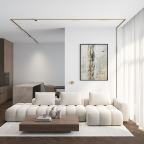 DK5072-SB Бра SHINE WALL со светодиодом, D104*H68, IP20, 3000К, 3W, RA?90, сатинированная латунь, алюминий в Белоярском - beloyarskiy.mebel24.online | фото 6