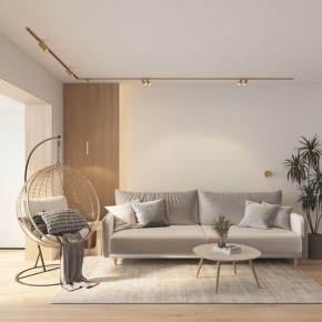 DK5072-SB Бра SHINE WALL со светодиодом, D104*H68, IP20, 3000К, 3W, RA?90, сатинированная латунь, алюминий в Белоярском - beloyarskiy.mebel24.online | фото 8