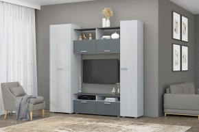 Гостиная Эмми (Анкор светлый/Графит) в Белоярском - beloyarskiy.mebel24.online | фото