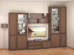 Гостиная-горка Ливорно орех в Белоярском - beloyarskiy.mebel24.online | фото 1