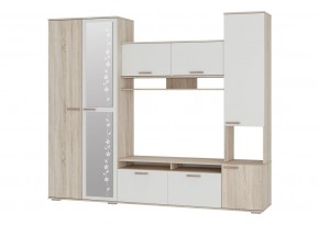 Гостиная Лукас (Сонома/Белый) в Белоярском - beloyarskiy.mebel24.online | фото 2