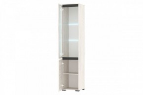 ГРЕТТА Пенал-витрина 1В1С (дуб крафт) в Белоярском - beloyarskiy.mebel24.online | фото 2