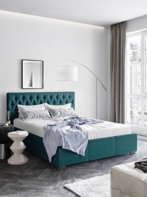 Интерьерная Кровать Октавия Бирюзовый 1400x2000 в Белоярском - beloyarskiy.mebel24.online | фото 1