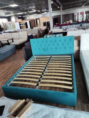 Интерьерная Кровать Октавия Бирюзовый 1600х2000 в Белоярском - beloyarskiy.mebel24.online | фото 2