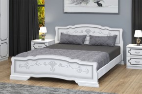 КАРИНА-6 Кровать из массива 1600 в Белоярском - beloyarskiy.mebel24.online | фото 1