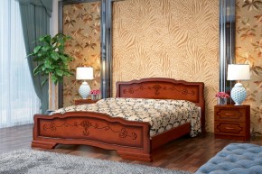 КАРИНА-6 Кровать из массива 1600 (Орех) в Белоярском - beloyarskiy.mebel24.online | фото