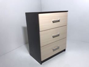 Комод 3 ящика (венге/дуб молочный) в Белоярском - beloyarskiy.mebel24.online | фото