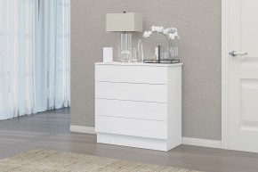 Комод Фаворит-3 (Белый текстурный) в Белоярском - beloyarskiy.mebel24.online | фото