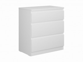 Комод КАСТОР с тремя ящиками, цвет белый в Белоярском - beloyarskiy.mebel24.online | фото