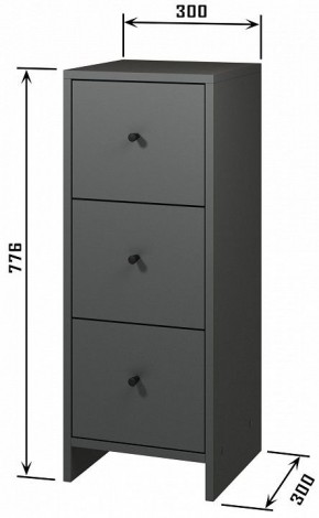 Комод Квадро в Белоярском - beloyarskiy.mebel24.online | фото 4