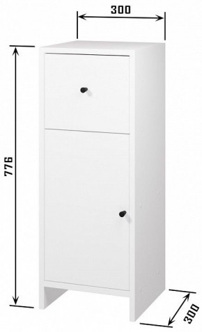 Комод Квадро в Белоярском - beloyarskiy.mebel24.online | фото 3