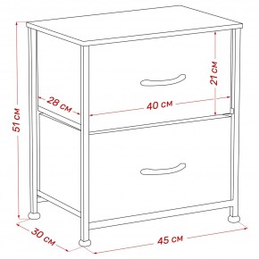 Комод Leset Линкс 2 ящ. (к/з), Каркас Белый, ящики Белые в Белоярском - beloyarskiy.mebel24.online | фото 8