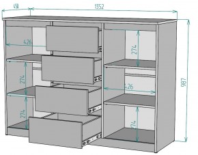 Комод Мальта K118 в Белоярском - beloyarskiy.mebel24.online | фото 2