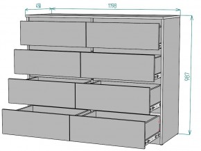 Комод Мальта K133 в Белоярском - beloyarskiy.mebel24.online | фото 2
