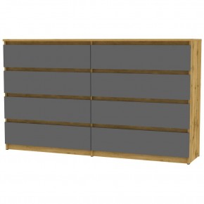Комод Malta light K147 (ДВ-Графит) в Белоярском - beloyarskiy.mebel24.online | фото