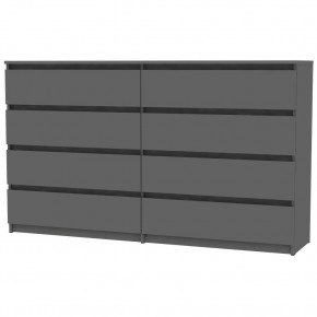 Комод Malta light K147 (Графит) в Белоярском - beloyarskiy.mebel24.online | фото