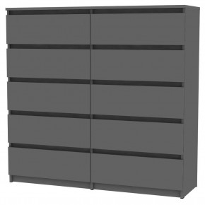 Комод Malta light K154 (Графит) в Белоярском - beloyarskiy.mebel24.online | фото