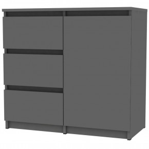 Комод Malta light K186 (Графит) в Белоярском - beloyarskiy.mebel24.online | фото
