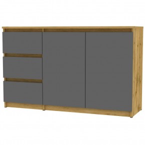 Комод Malta light K187 (ДВ-Графит) в Белоярском - beloyarskiy.mebel24.online | фото