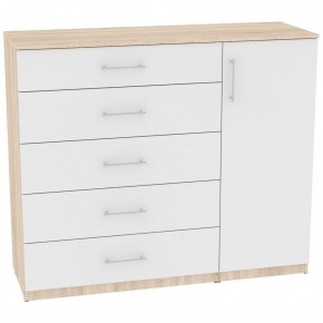 Комод "Калисто (K41)" ручка рейлинг (ДСС-Белый) в Белоярском - beloyarskiy.mebel24.online | фото