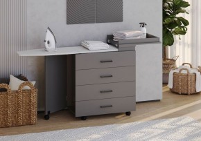 Комод с гладильной доской (Графит) в Белоярском - beloyarskiy.mebel24.online | фото 3