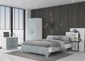 Комод VICTOR (Белый/Бетон) в Белоярском - beloyarskiy.mebel24.online | фото 3