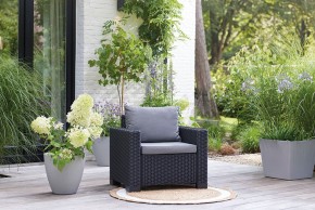 Комплект кресел Калифорния (California chair) графит в Белоярском - beloyarskiy.mebel24.online | фото 1