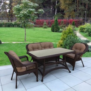 Комплект плетеной мебели T130/LV-520BB-Brown_Beige в Белоярском - beloyarskiy.mebel24.online | фото 2