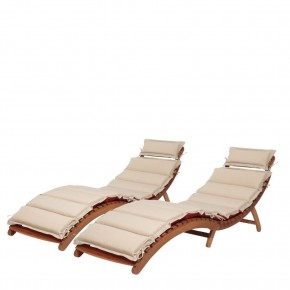 Комплект шезлонги и столик AFM-803A-T133 Beige (2+1) в Белоярском - beloyarskiy.mebel24.online | фото 2