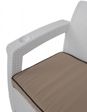 Комплект уличной мебели Yalta Premium Terrace Set (Ялта) белый (+подушки под спину) в Белоярском - beloyarskiy.mebel24.online | фото 5
