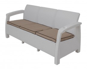 Комплект уличной мебели Yalta Premium Terrace Triple Set (Ялта) белый (+подушки под спину) в Белоярском - beloyarskiy.mebel24.online | фото 2