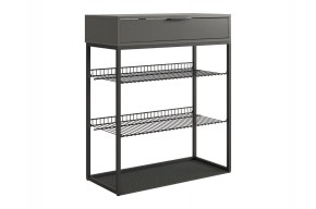 КРАШ Обувница (графит) в Белоярском - beloyarskiy.mebel24.online | фото