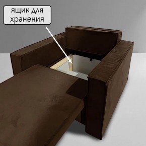 Кресло-кровать Принц КК1-ВК (велюр коричневый) в Белоярском - beloyarskiy.mebel24.online | фото 6