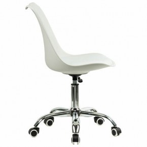 Кресло стул BRABIX "Eames MG-310 CH", хром, пластик белый, экокожа белая, 532923 в Белоярском - beloyarskiy.mebel24.online | фото 3