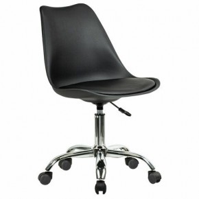 Кресло стул BRABIX "Eames MG-310 CH", хром, пластик черный, экокожа черная, 532925 в Белоярском - beloyarskiy.mebel24.online | фото 2