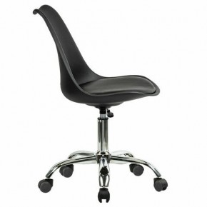 Кресло стул BRABIX "Eames MG-310 CH", хром, пластик черный, экокожа черная, 532925 в Белоярском - beloyarskiy.mebel24.online | фото 3