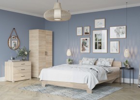 Кровать 1,6 VICTOR + основание (Сонома) в Белоярском - beloyarskiy.mebel24.online | фото 4