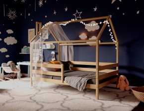 Кровать-домик 80*190 без покраски в Белоярском - beloyarskiy.mebel24.online | фото 3