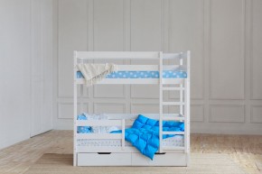 Кровать двухъярусная без крыши 80*190 Белый в Белоярском - beloyarskiy.mebel24.online | фото 4