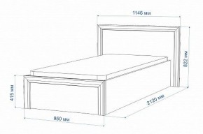 Кровать односпальная Нобиле Кр-90 в Белоярском - beloyarskiy.mebel24.online | фото 2