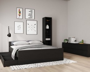 Кровать ОРИОН двухспальная с ортопедическим основанием 180х200, цвет Дуб Венге в Белоярском - beloyarskiy.mebel24.online | фото 3